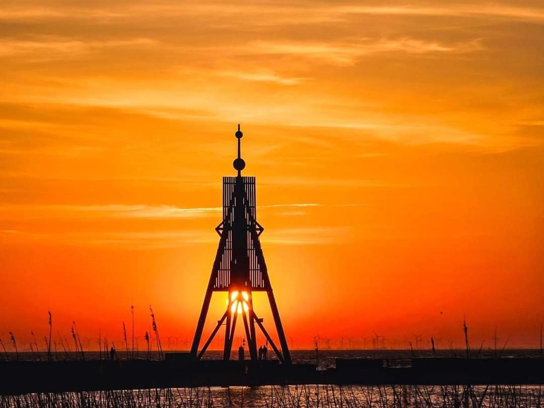 Strandloft Cuxhaven Im Haus Frauenpreiss Sahlenburg - Strandnah - 2 Hunde Willkommen -Schwimmbad - Sauna - Direkt Am Wald - Dachterrasse Mit Blick Nach Neuwerk Esterno foto